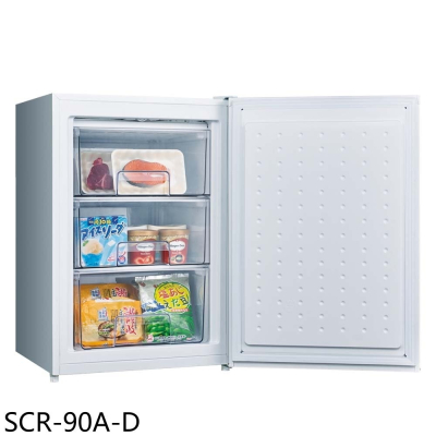 SANLUX台灣三洋【SCR-90A-D】90公升直立式福利品冷凍櫃(含標準安裝)